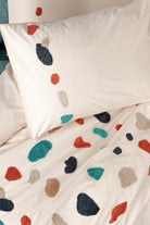 Cotton Box-Cotton Box Puff Nakışlı çift Kişilik Nevresim Takımı Gaja Mint-Çift Kişilik Nevresim Takımı-2-Milagron.com