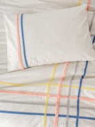 Cotton Box Puff Nakışlı Çift Kişilik Nevresim Takımı Linea Somon