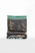 Cotton Box-Saten Çift Kişilik Nevresim Takımı Clorasa Mint-Nevresim Takımı-3-Milagron.com