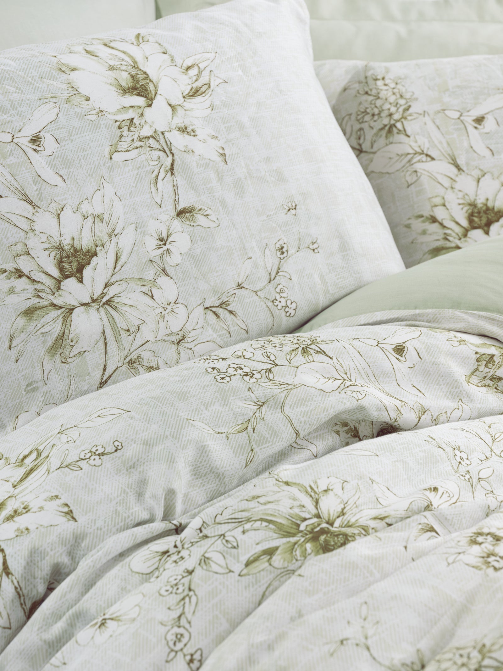 Cotton Box-Saten Çift Kişilik Nevresim Takımı Lucida Bej-Nevresim Takımı-2-Milagron.com