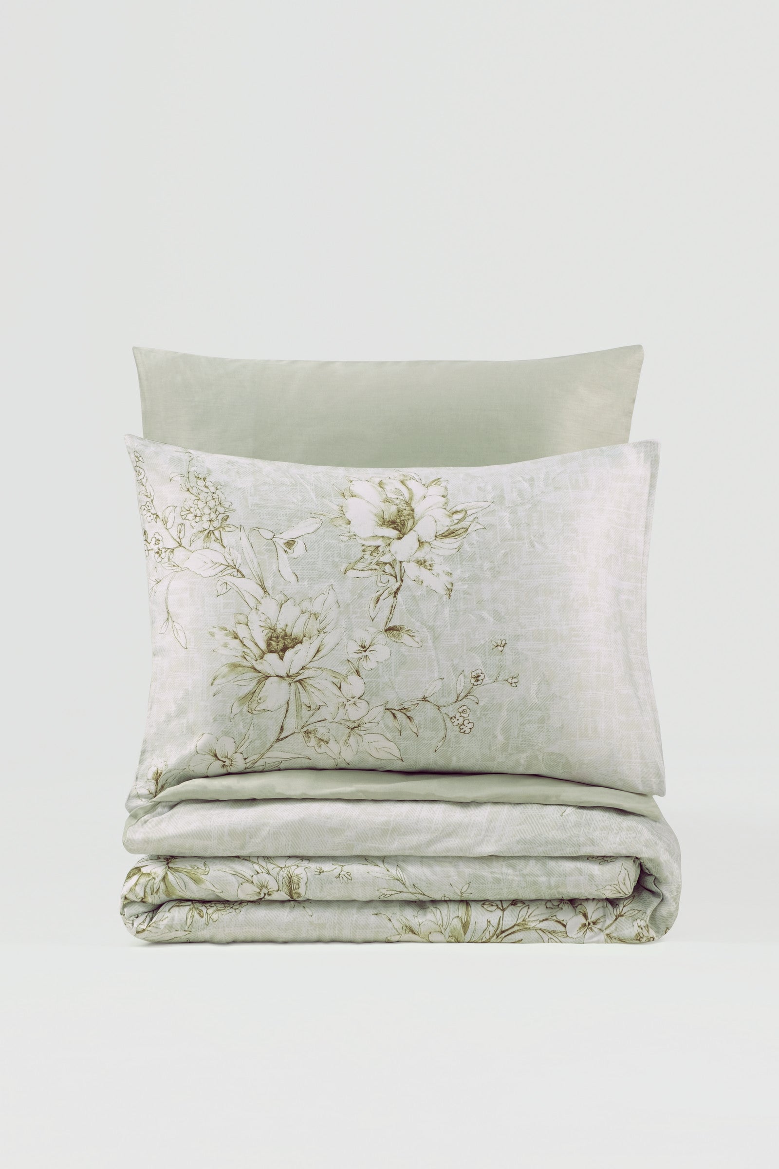 Cotton Box-Saten Çift Kişilik Nevresim Takımı Lucida Bej-Nevresim Takımı-3-Milagron.com