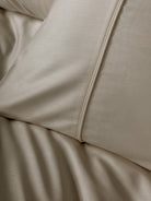 Cotton Box-Silky Saten Çift Kişilik Nevresim Takımı Bej-Nevresim Takımı-4-Milagron.com