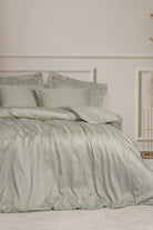 Cotton Box-Smart Bambu Saten Çift Kişilik Nevresim Takımı Stripe Bej-Nevresim Takımı-1-Milagron.com