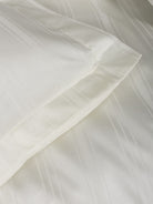 Cotton Box-Smart Bambu Saten Çift Kişilik Nevresim Takımı Stripe Ekru-Nevresim Takımı-3-Milagron.com