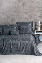 Cotton Box-Smart Çift Kişilik Yatak Örtüsü Dafne Mavi-Yatak Örtüsü-1-Milagron.com