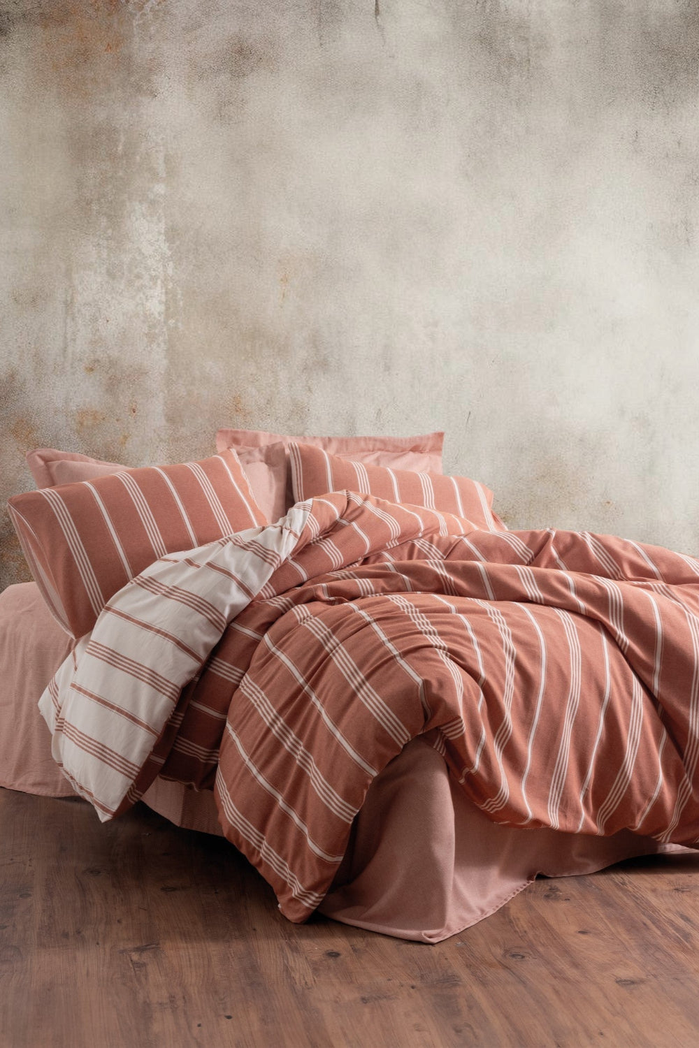 Cotton Box-Smooth Çift Kişilik Nevresim Takımı Jamira Tarçın-Nevresim Takımı-1-Milagron.com