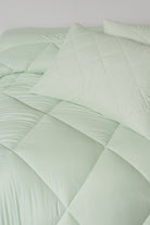 Cotton Box-Softwash Çift Kişilik Yorgan Seti Adaçayı 180x200 Lastikli Çarşaf-Yorgan-2-Milagron.com