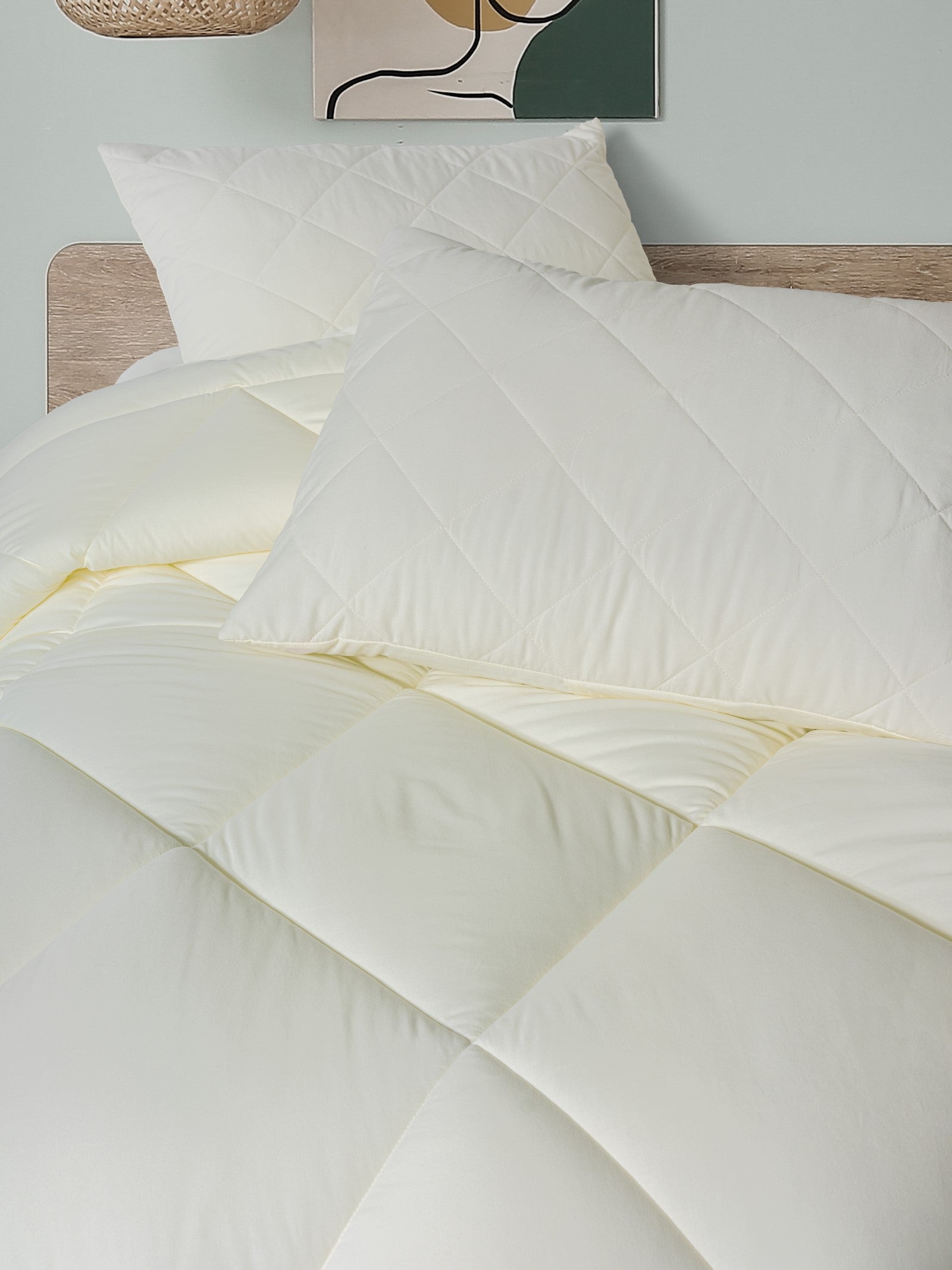 Cotton Box Softwash Çift Kişilik Yorgan Seti Ekru 160X200 Lastikli Çarşaf