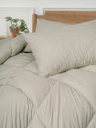 Cotton Box Softwash Çift Kişilik Yorgan Seti Taş 160X200 Lastikli Çarşaf