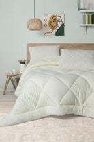 Cotton Box-Softwash Tek Kişilik Yorgan Seti Ekru-Yorgan-1-Milagron.com