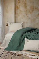 Cotton Box-Spin Çift Kişilik Pike Takımı Sophia Yeşil-Pike Takımı-1-Milagron.com