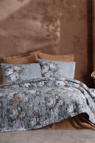 Cotton Box-Tek Kişilik Complete Set Lenora Kahve-Nevresim Takımı-1-Milagron.com