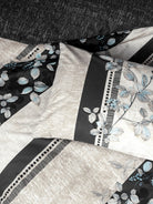 Cotton Box-Cotton Box Tek Kişilik Nevresim Takımı Lehlare Antrasit-Tek Kişilik Nevresim Takımı-2-Milagron.com