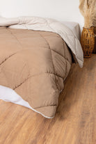 Cotton Box-Cotton Box Tek Kişilik Utka Yorgan Bej 155x215-Tek Kişilik Yorgan-2-Milagron.com