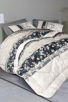 Cotton Box-Tek Kişilik Uyku Seti Lehlare Antrasit-Nevresim Takımı-1-Milagron.com