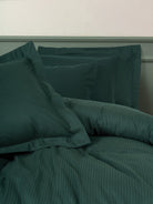 Cotton Box-Tensel Craft Çift Kişilik Nevresim Takımı Petrol-Nevresim Takımı-2-Milagron.com