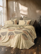 Cotton Box Toprak Çift Kişilik Nevresim Takımı Moona Kahve