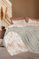 Cotton Box-Trim Çift Kişilik Kürk Battaniyeli Nevresim Takımı Suave Gri-Nevresim Takımı-1-Milagron.com