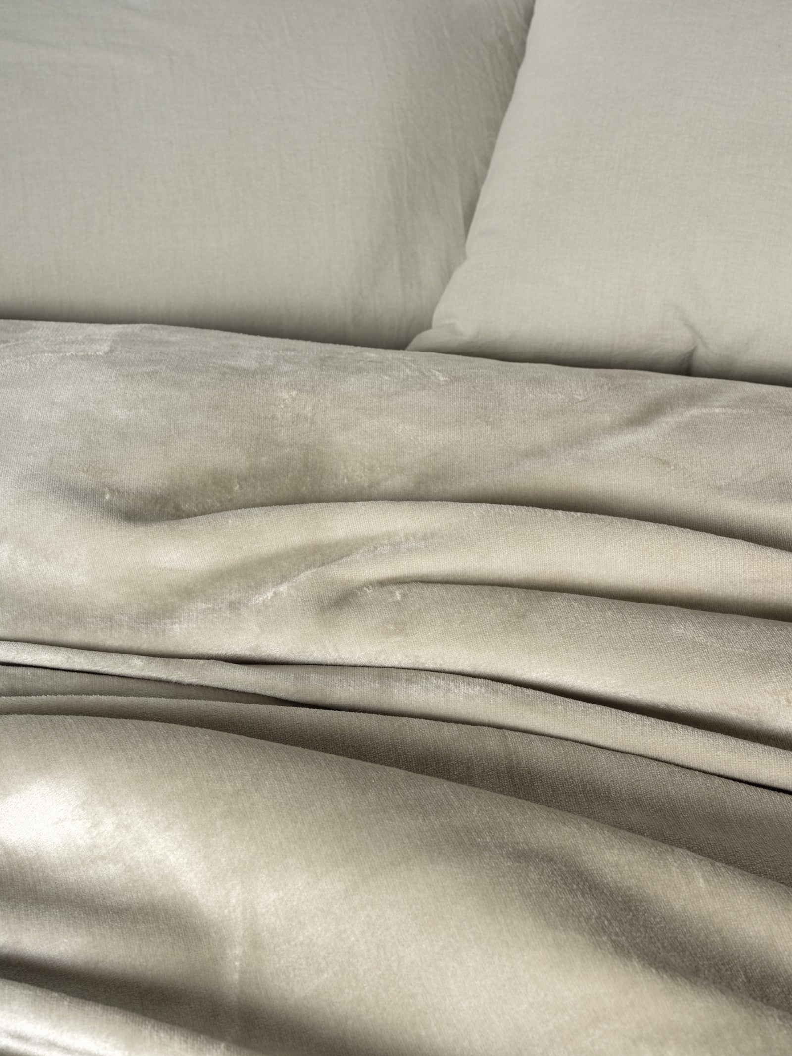 Cotton Box-Velvet Çift Kişilik Nevresim Takımı Flossy Taş-Nevresim Takımı-2-Milagron.com