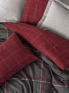 Cotton Box-Warm Flanel Tek Kişilik Nevresim Takımı Sento Gri-Nevresim Takımı-2-Milagron.com