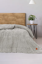 Cotton Box-Wave Çift Kişilik Yorgan Gri 195x215 Cm-Yorgan-1-Milagron.com