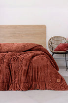 Cotton Box-Wave Çift Kişilik Yorgan Tarçın 195x215 Cm-Yorgan-1-Milagron.com