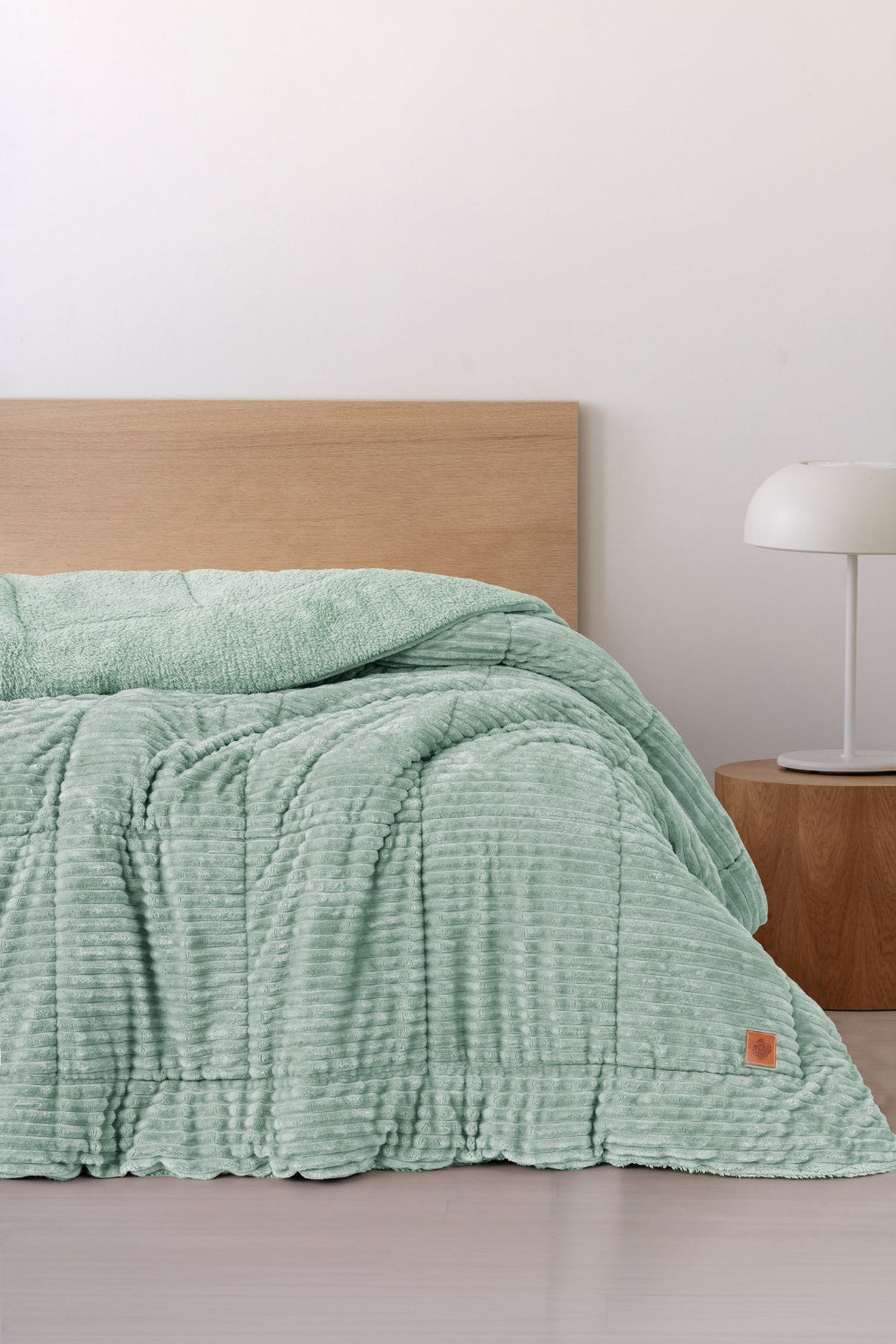 Cotton Box-Wave Tek Kişilik Yorgan Adaçayı 155x215 Cm-Yorgan-1-Milagron.com