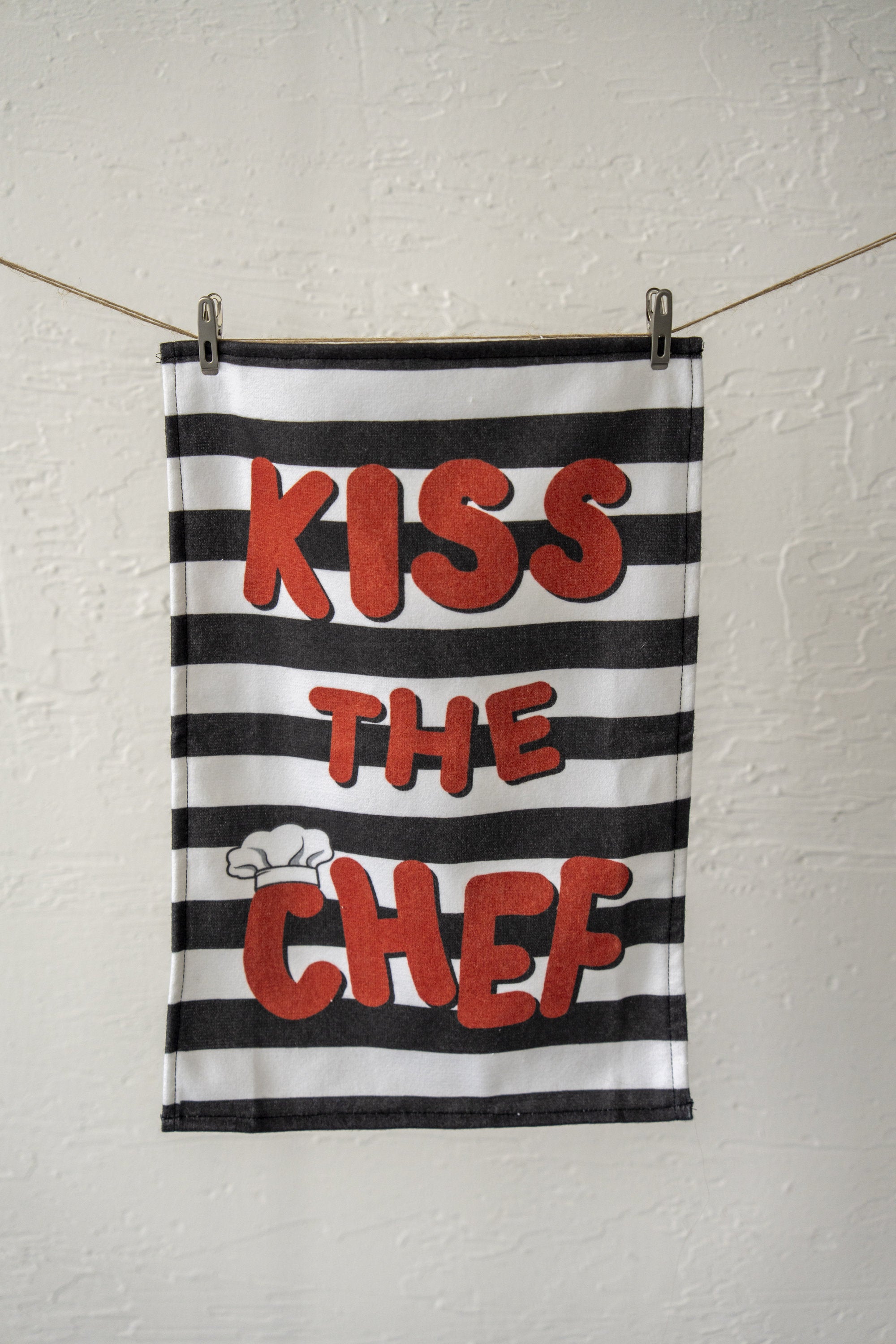 Cozy Home Cheer Kitchen Mutfak Havlusu Kiss The Chef