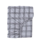 Cozy Home-Cozy Home çift Kişilik Lastikli çarşaflı Nevresim Takımı Ekose Antrasit-Çift Kişilik Nevresim Takımı-4-Milagron.com