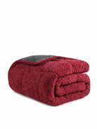Cozy Home-Festive Çift Kişilik Çift Taraflı Peluş Yorgan Noel Kırmızı-Yorgan-5-Milagron.com
