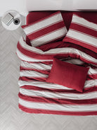 Cozy Home-Cozy Home Festive çift Kişilik Lastikli çarşaflı Nevresim Takımı Jolly Kırmızı-Nevresim Takımı-2-Milagron.com