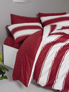 Cozy Home-Cozy Home Festive çift Kişilik Lastikli çarşaflı Nevresim Takımı Jolly Kırmızı-Nevresim Takımı-3-Milagron.com