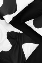 Cozy Home Mono Çift Kişilik Lastikli Çarşaflı Nevresim Takımı Flow Siyah