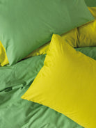 Cozy Home-Popping Colors Çift Kişilik Lastikli Çarşaflı Nevresim Takımı Sage Sarı Yeşil-Nevresim Takımı-3-Milagron.com