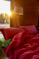 Cozy Home-Popping Colors Tek Kişilik Lastikli Çarşaflı Nevresim Takımı Cherie Yeşil-Nevresim Takımı-4-Milagron.com