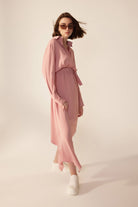 Crescent Line-Abloom Gömlek Elbise-Elbise-2-Milagron.com