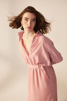 Crescent Line-Abloom Gömlek Elbise-Elbise-6-Milagron.com