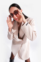 Crescent Line-Halo Blazer Ceket & Elbise-Ceket-4-Milagron.com