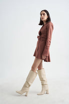 Crescent Line-Miracle Ceket Elbise-Elbise-5-Milagron.com