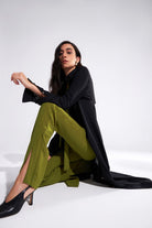 Crescent Line-Phase Pantolon Yeşil-Pantolon-5-Milagron.com