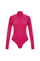 Crescent Line-Shadow Bodysuit Pembe-Bodysuit-2-Milagron.com