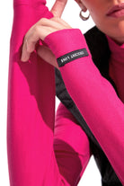 Crescent Line-Shadow Bodysuit Pembe-Bodysuit-5-Milagron.com