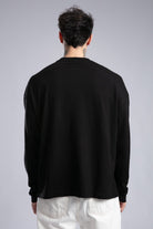 Catch-Minimal Logo Baskılı İnce Sweatshirt-Sweatshirts & Hoodies-4-Milagron.com