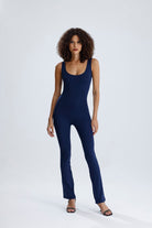 Dainova-Flow Laci̇vert Jumpsui̇t-Tulum-1-Milagron.com