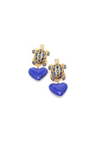 Damla Kalender-Caretta With Heart Earrings-Küpe-2-Milagron.com