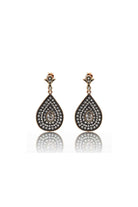 Damla Kalender-Diamant Drop Earrings-Küpe-1-Milagron.com