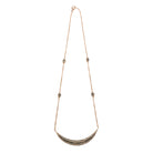 Damla Kalender-Diamond Crescent Necklace Medium-Kolye-2-Milagron.com