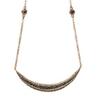 Damla Kalender-Diamond Crescent Necklace Medium-Kolye-3-Milagron.com