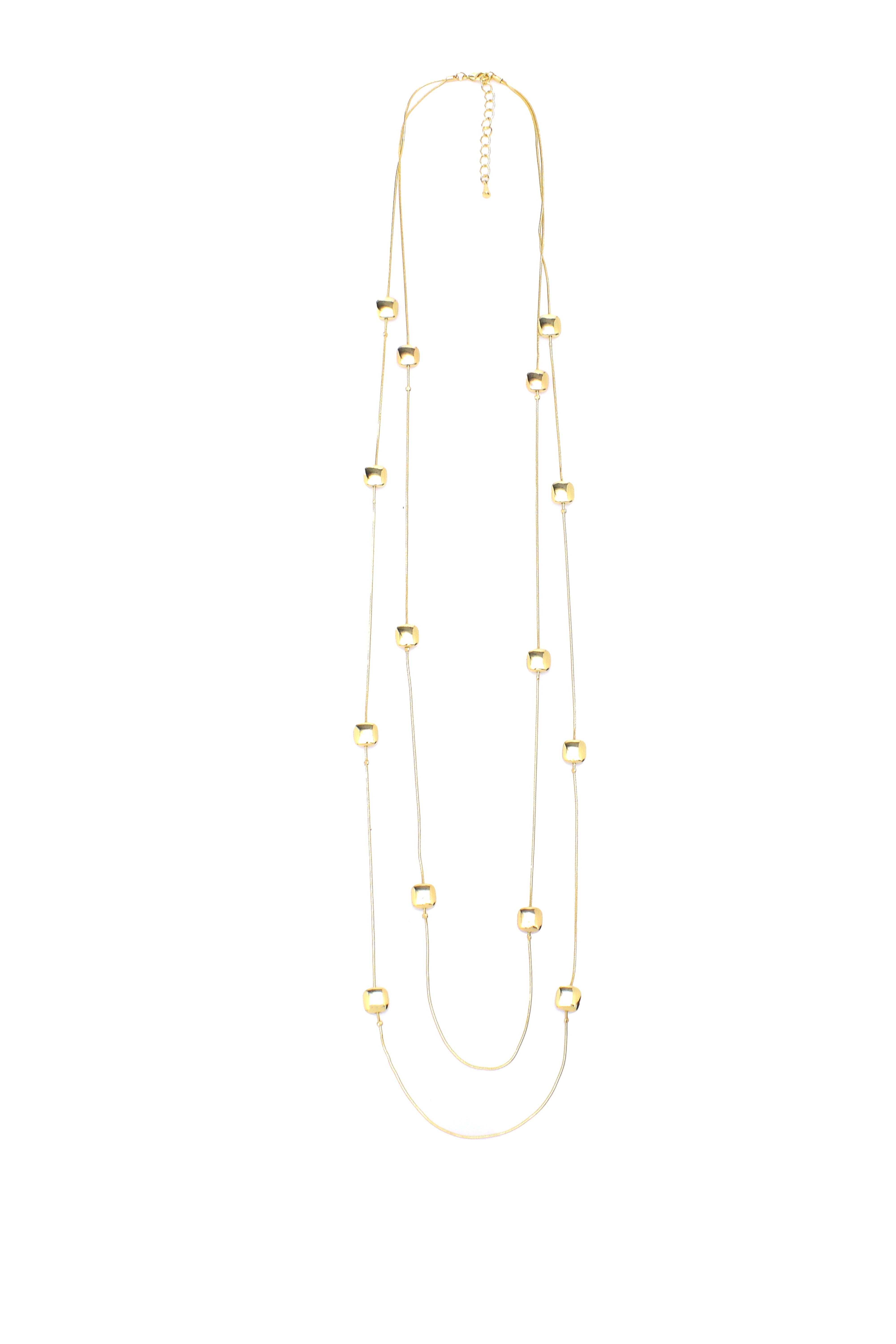 Damla Kalender-D'oro Quadrata Necklace-2-Milagron.com