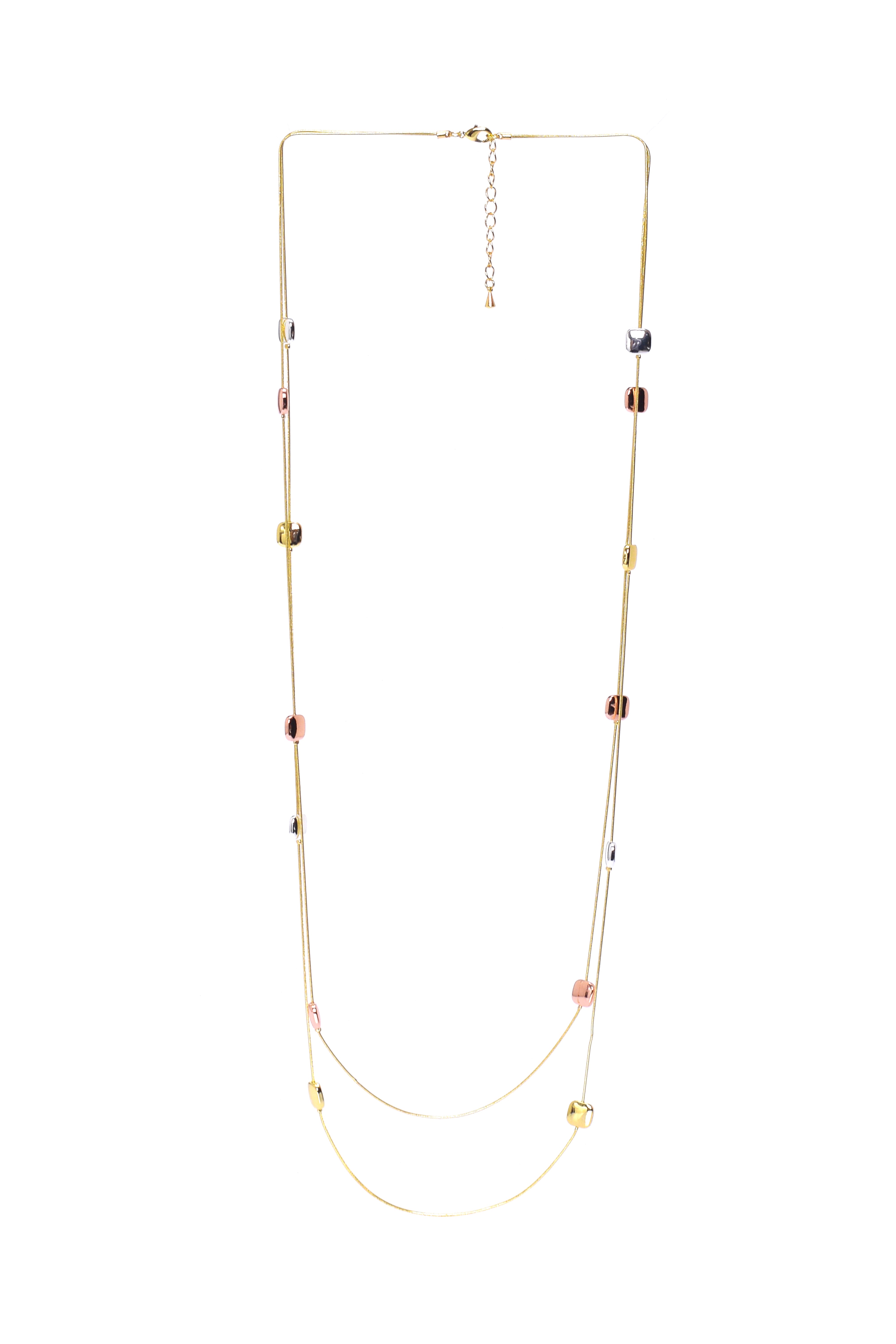 Damla Kalender-D'oro Quadrata Necklace-4-Milagron.com